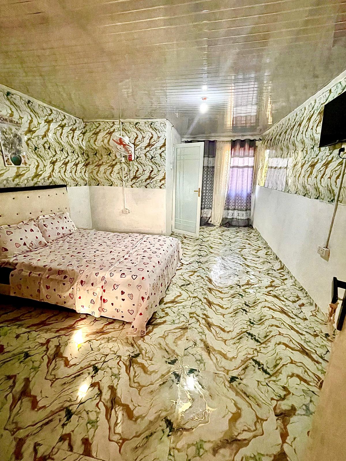 Single room with soft cushion mat — Quiet Waters Guest House
